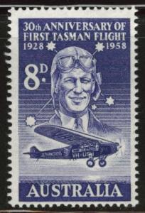 Australia  Scott 310 MNH** Tasman Sea air crossing stamp