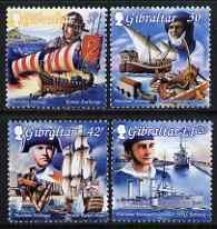 GIBRALTAR - 1999 - Maritime Heritage - Perf 4v Set - Mint Never Hinged