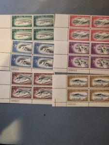 Stamps Canal Zone Scott #C36-41 never hinged, plate block