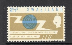 Swaziland 1964-5 Early Issue Fine Mint Hinged 2.5c. 298020