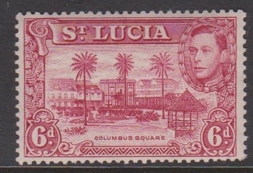 St Lucia Sc#119a MNH - tanned gum