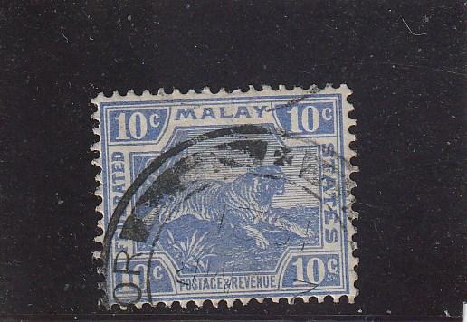 Malaya Federation  Scott#  47  Used