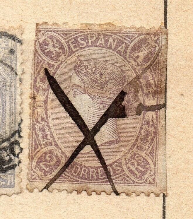 Spain 1872-73 Early Issue Fine Used 2c. NW-16585