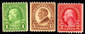 MALACK 604 - 606 F/VF OG NH Set, Very Nice Set! (Sto..MORE.. n3726