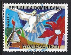 Dominican Republic 805 VFU CHRISTMAS Z8131-7