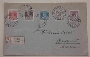 HUNGARY  REPUBLIC FIRST DAY REGISTERED