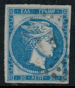 Greece #31  CV $24.00  4 margins, light cancel