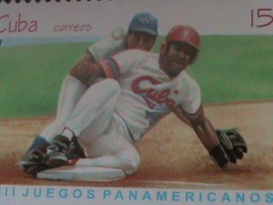 ​CUBA-1999- 13TH PAN AMERICAN GAMES-BASE BALL-MNH VF LAST ONE HARD TO FIND