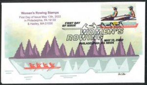 5696 & 5697 - FDC-58c Women’s Rowing– Women Wearing Blue Shirts - BWP