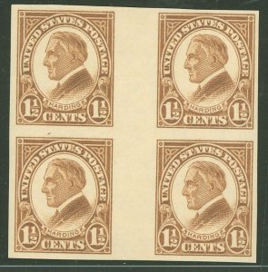 United States #631 Mint (NH) Plate Block