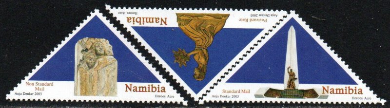 Namibia Sc #1018-1020 MNH