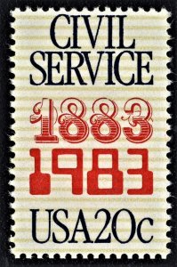 US 2053 MNH VF 20 Cent Civil Service Centenary 1883-1983