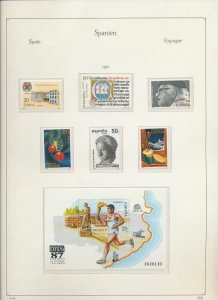 SPAIN 1986/87 MNH +Sheets (Apprx 85 Items)W3525