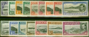 Ascension 1938-53 Set of 16 SG38b-47b Fine LMM