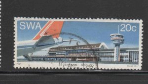 SOUTH WEST AFRICA #406  1977 J.G. STRIJDOM AIRPORT    F-V  USED