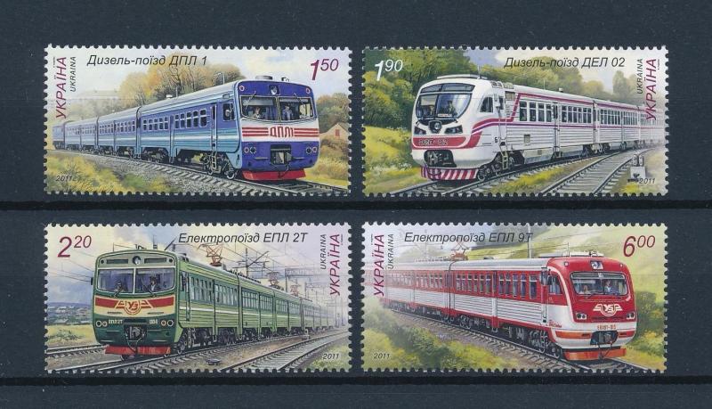 [61241] Ukraine 2011 Railway Train Eisenbahn Chermin De Fer MNH