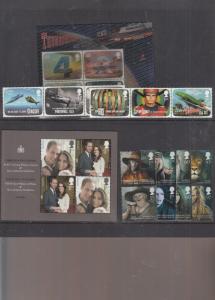 GB 2011 ALL SETS ISSUED THAT YEAR INC MINI SHEETS UNMOUNTED MINT FACE £95 OR S0