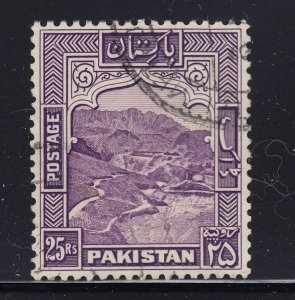 Pakistan 43 VF used neat cancel with nice color scv $ 68 ! see pic !