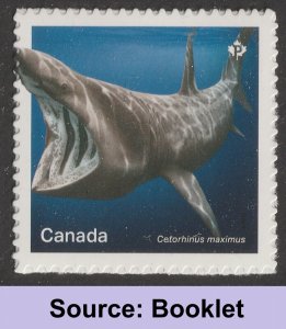 Canada 3107 Sharks Cetorhinus Maximus P single A (from booklet) MNH 2018