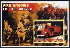 LIBERIA - 2005 - Fire Engines #4 - Perf Min Sheet - MNH - Private Issue