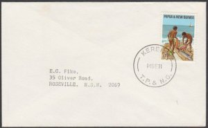 PAPUA NEW GUINEA 1971 cover ex KEREMA.......................................U807