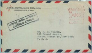 85997 - COSTA RICA - POSTAL HISTORY -  Red MACHINE POSTMARK on COVER 1940's