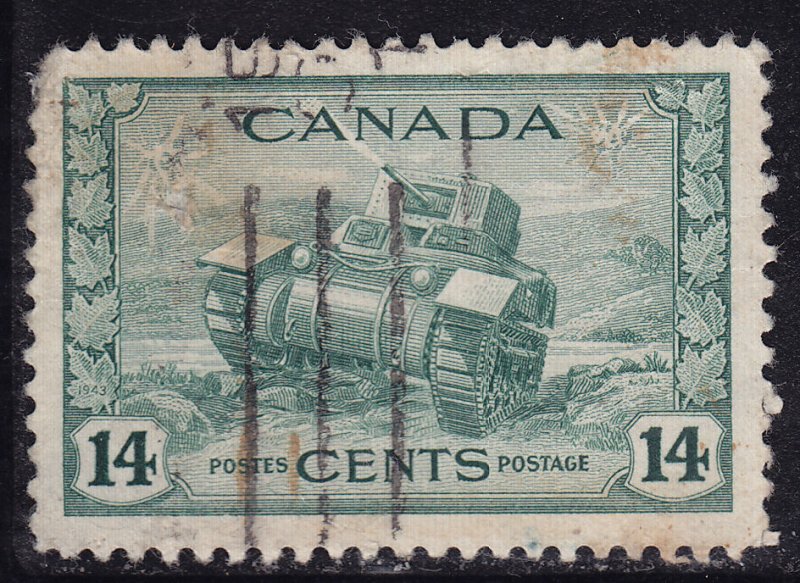 Canada 259 King George VI War Issue, Ram Tank 1943