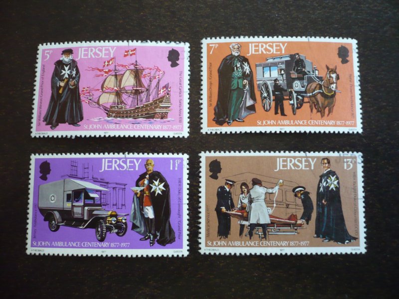 Stamps - Jersey - Scott# 175-178 - CTO Set of 4 Stamps