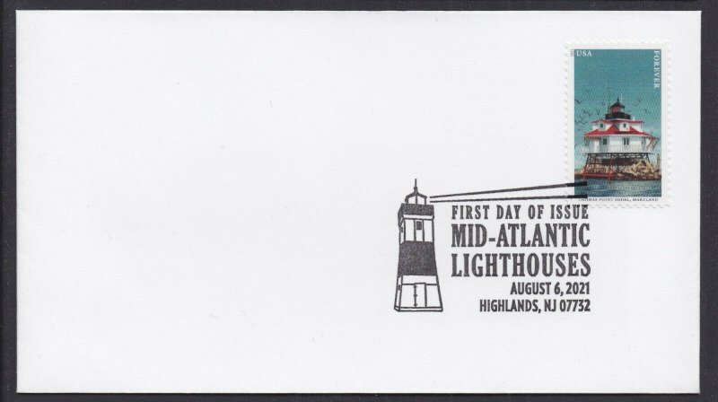 US 5625 Mid-Atlantic Lighthouses Thomas Point Shoal MD BWP FDC 2021