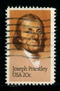 2038 US 20c Joseph Priestly, used