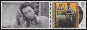 GB LS132i Paul McCartney RAM 1st single (1 stamp) MNH 2021