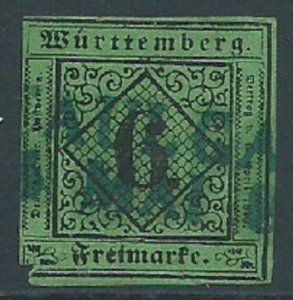 Wurttemberg, Sc #4, 6kr Used