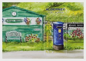 Alderney - Postfris/MNH - Sheet Mailboxes 2024