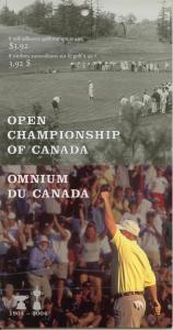 2004 Canada Open - Golf Presentation Pack (Scott 2051-2)