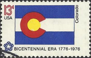 # 1670 USED STATE FLAG COLORADO