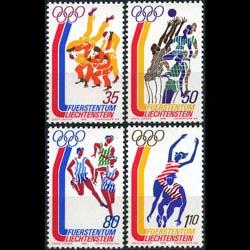 LIECHTENSTEIN 1976 - Scott# 591-4 Olympics Set of 4 NH