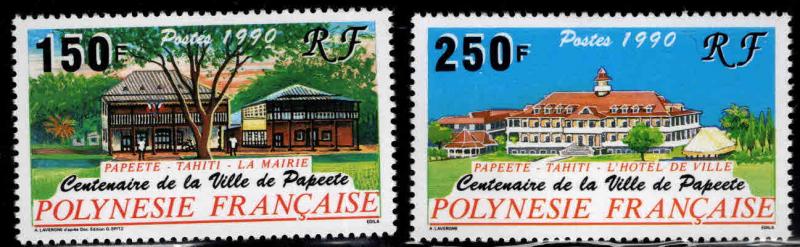 French Polynesia Scott 538-539 MNH** set