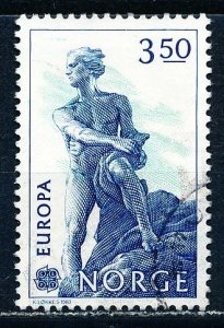 Norway #824 Single Used