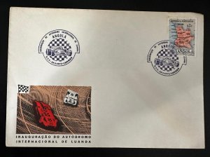 CM) 1972. PORTUGAL. MAP. FDC. INAUGURATION OF THE LUANDA INTERNATIONAL. XF