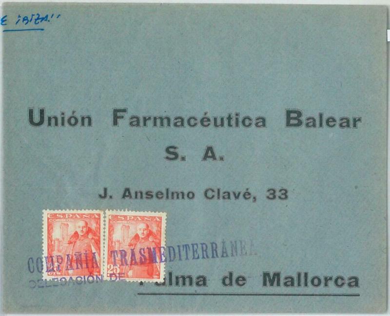 75490 - SPAIN - POSTAL HISTORY - BOAT POSTMARK on COVER