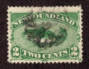 *KAPPYSSTAMPS  18152  CANADA NFLD NEWFOUNDLAND SCOTT 47 USED CATS 30