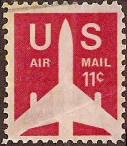 United States C78 - Used - 11c Jet Silhouette (1971)