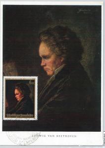 62808 - RWANDA - POSTAL HISTORY: MAXIMUM CARD 1972 - MUSIC  Ludwig van Beethoven