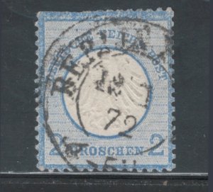 Germany 1872 Imperial Eagle 2gr Scott # 5 Used