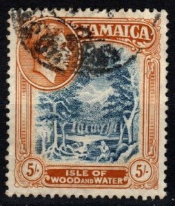 Jamaica #127 F-VF Used CV $3.75 (X4480)