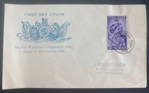 1948 Port Louis Mauritius COver King George VInSilver Wedding Anniversary