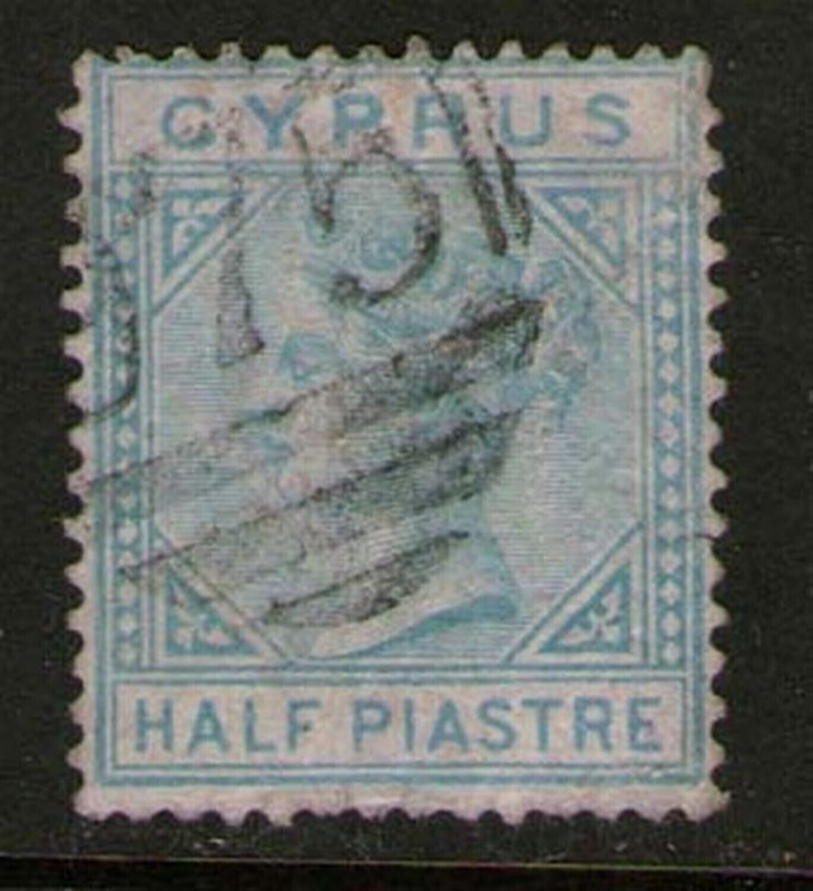 Cyprus 1881 Queen Sc 11 FU