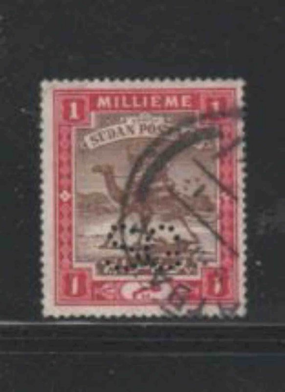 SUDAN #17 1902 1m CAMEL POST F-VF USED