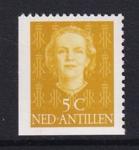 Netherlands Antilles #427 MNH 1979 Juliana 5c from Booklet bottom+left imperf.