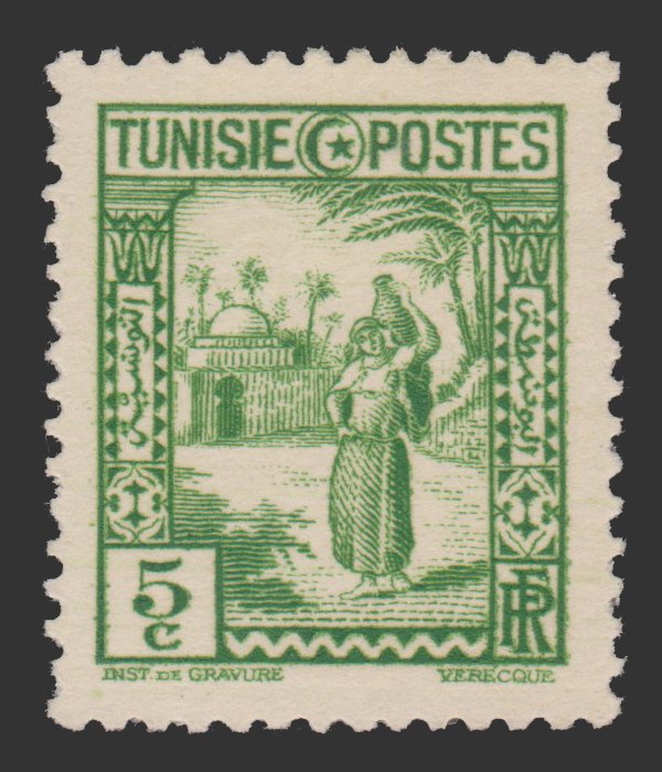 TUNISIA 1931 SCOTT # 125. UNUSED.